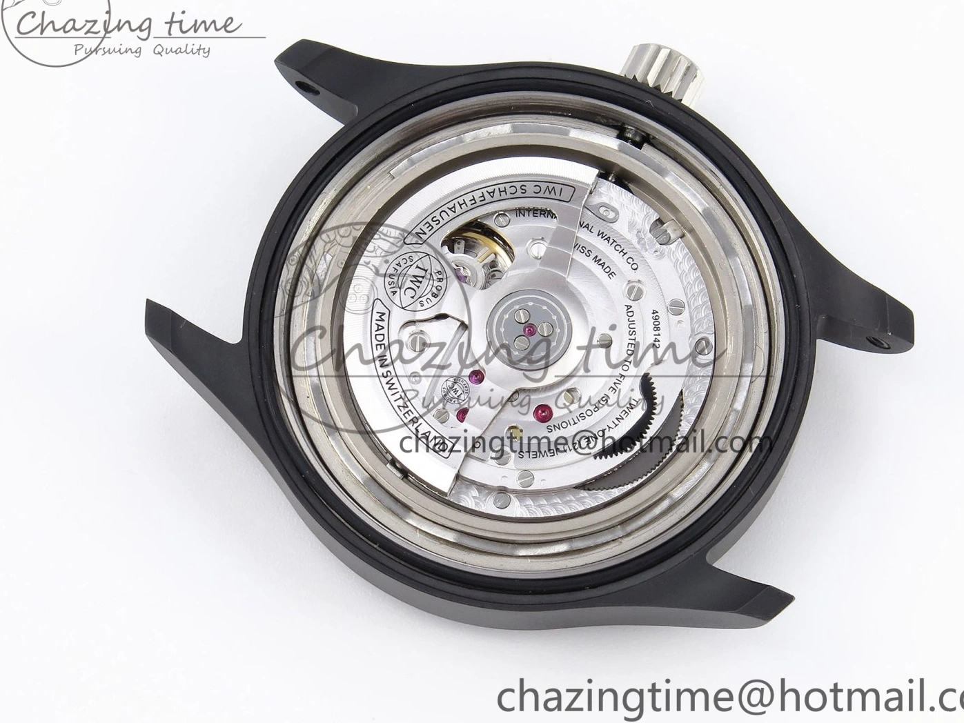 MIROTIME 0208 FreshLook Pilot’s Watch Top Gun Black Ceramic IW326901 ZF 1:1 Best Edition on Black Nylon Strap A 7026